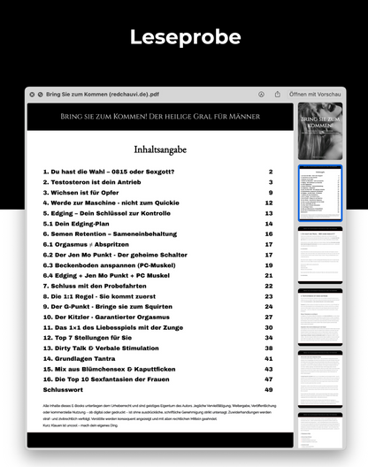 Bring sie zum Kommen: Das will sie im Bett