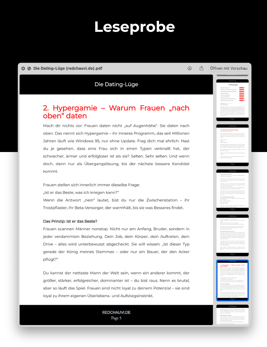 Die Dating-Lüge: Das wollen Frauen